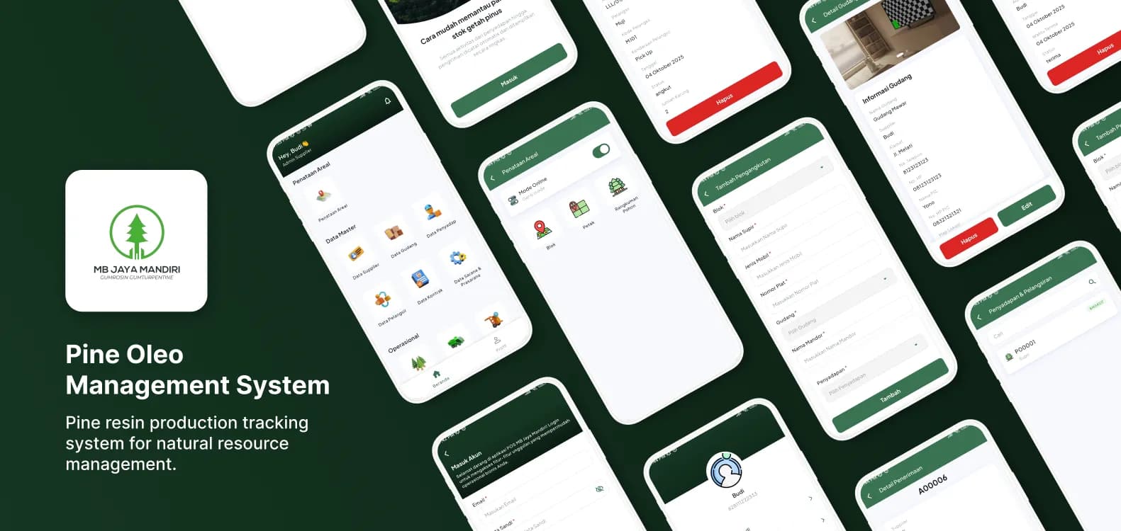 Pine Oleo Management System